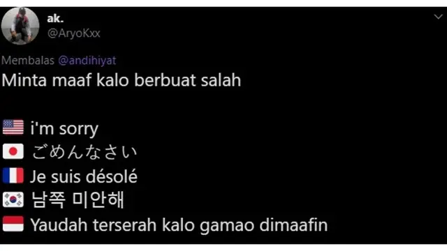 7 Cara Minta Maaf Versi Netizen Ini Bikin Geleng Kepala