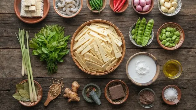 Bahan Resep Lodeh Rebung
