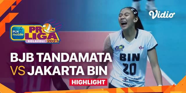 VIDEO: Ditumbangkan Jakarta BIN, Bandung BJB Tandamata Telan Kekalahan Perdana pada Final Four PLN Mobile Proliga 2023