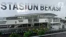 Maket Stasiun Bekasi, Kota Bekasi, Jawa Barat, Selasa (23/11/2021). Setelah ditutupnya jalur 1, 2, dan 3, operasional kereta di Stasiun Bekasi akan dilayani di jalur 4, 5, 6, dan 7. (Liputan6.com/Herman Zakharia)