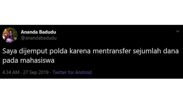 4 Fakta Ananda Badudu Eks Vokalis Banda Neira Yang Ditangkap Polisi Hot Liputan6 Com