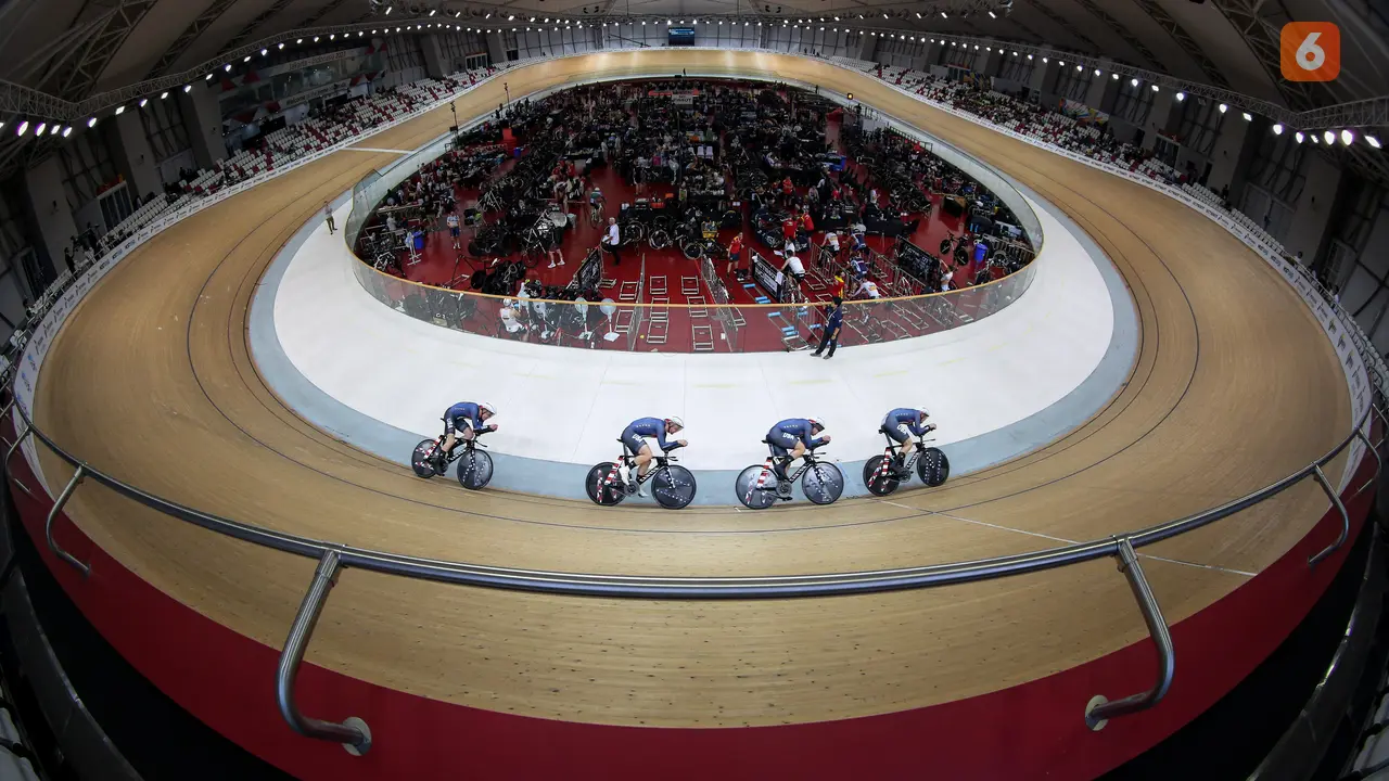 Foto: UCI Track Nations Cup 2023 Dimulai, Tim Balap Sepeda Selandia Baru Dominasi Babak Kualifikasi