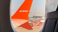 Pesawat Jeju Air. (dok. Instagram @jejuair_official/https://www.instagram.com/p/CzdYTDXpbEY/)