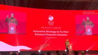 Bank Indonesia (BI) mendorong transformasi digital pada sistem pembayaran dan transaksi antar negara Asia Tenggara dalam menyambut keketuaan Indonesia ASEAN 2023. (Liputan6.com/Natasha Khairunisa Amani)