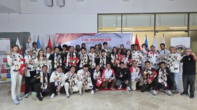 Kepulangan atlet atletik dari SEA Games 2025