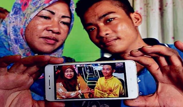 Pasangan Junaidah dan Ibrohim/copyright Harian Metro
