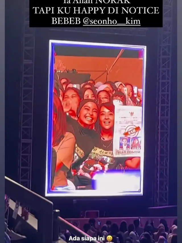 Kim Seon Ho menggelar fan meeting di Jakarta pada 2 dan 3 Juni 2023, Tantri Kotak nonton bareng Chua (Foto: instagram tantrisyailindri)