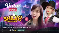 Program terbaru dari Vidio eSports, yaitu SHIOK Challenge bersama Nixia dan Yuzukyu. (credit:Vidio).