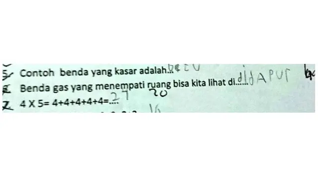 6 Jawaban Ujian Anak Sekolah Ini Polos Banget, Bikin Ketawa Geli