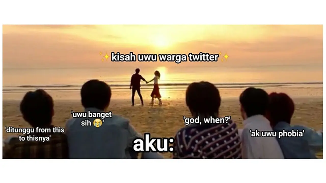 6 Meme Netizen saat Lihat Momen Pasangan Kekasih di Medsos Ini Bikin Ngakak