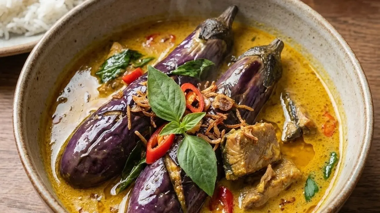 Resep Terong Bakar Santan