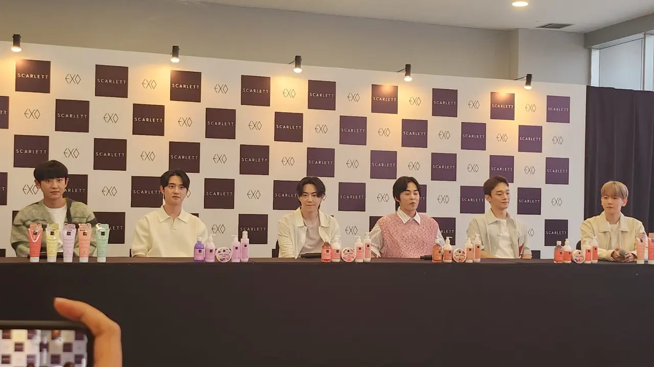 Scarlett EXO: Glow To You Meet and Greet. (Zulfa Ayu Sundari/ Liputan6.com)
