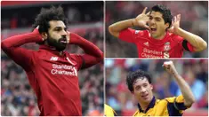 Berhasil mencetak empat gol merupakan sebuah kebanggaan bagi pesepak bola. Apalagi, jika mampu mengukir empat gol dalam satu laga di liga paling ketat di Premier League. Berikut pemain Liverpool yang berhasil mengukir quattrick. (Kolase foto AFP)