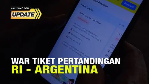 Masyarakat Serbu Tiket Pertandingan Indonesia Vs Argentina