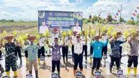 Kanwil Ditjenpas Kalsel Cetak Sawah Rakyat Empat Hektare, Wujudkan Pembinaan Pertanian