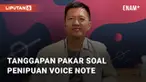 Pertanyaan warganet terkait modus penipuan lewat APK menggunakan voice note di WhatsApp jadi viral. Pertanyaan tersebut dimuat dalam akun Twitter @tanakanrl