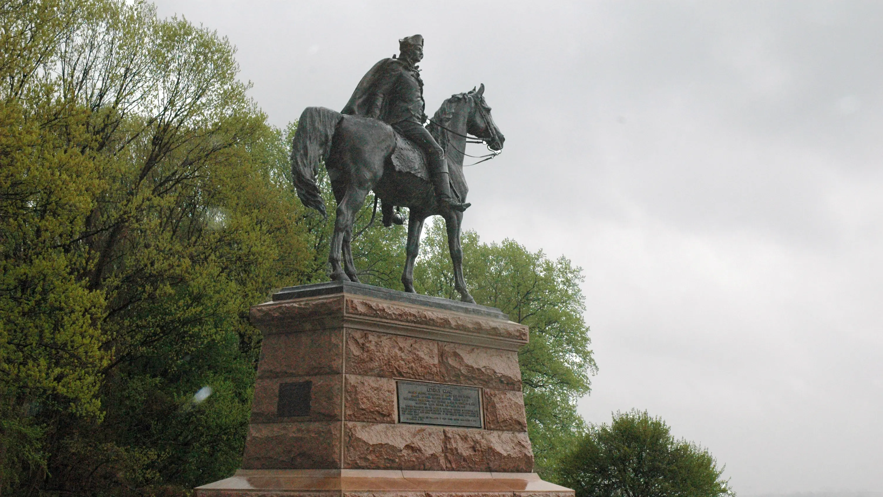 Patung Anthony Wayne di Valley Forge, AS (Wikimedia Commons)