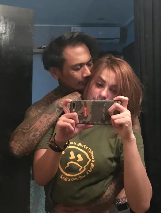 Nora Alexandra dan Jerinx (Instagram/ncdpapl)