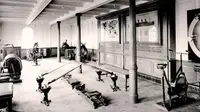 Titanic, kapal laut yang kisahnya melegenda tersebut mempunyai ruangan gym yang tergolong mewah pada masanya. Bagaimana penampakaannya?