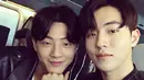 Nam Joo Hyuk dan Ji Soo sudah bersahabat sejak lama. Jika dilihat-lihat, mereka juga punya wajah yang hampir mirip. (Foto: dramafever.com)