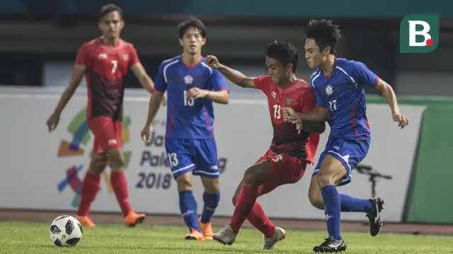 Sepak Bola : Indonesia Vs Chinese Taipei