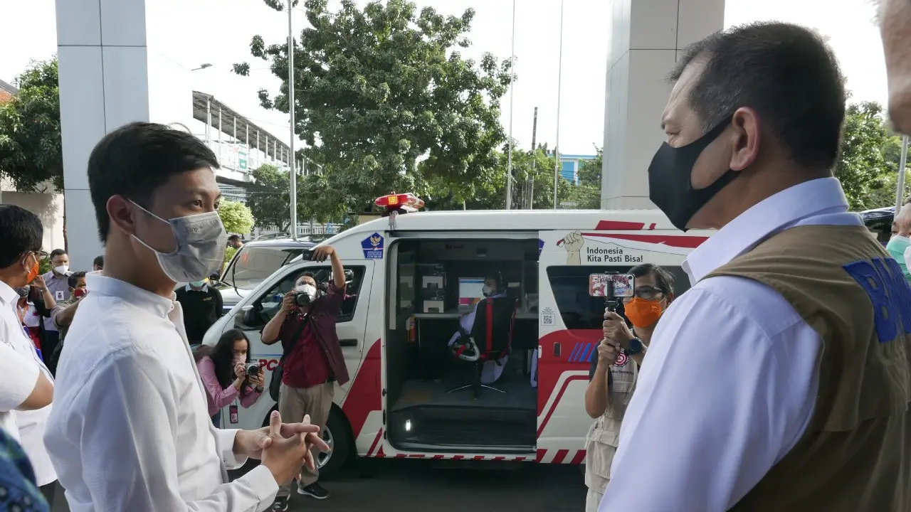 Ketua Gugus Tugas Penanganan Covid-19 Doni Monardo mendatangkan 2 Mobil Combat ke Jatim. (Dok: Gugus Tugas Covid-19)