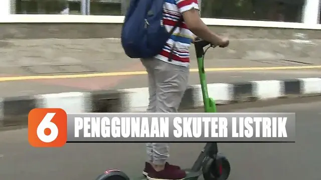 Dinas Perhubungan DKI Jakarta tengah menggodok peraturan soal penggunaan skuter listrik seperti batas kecepatan maksimal dan usia minimal pengendara.