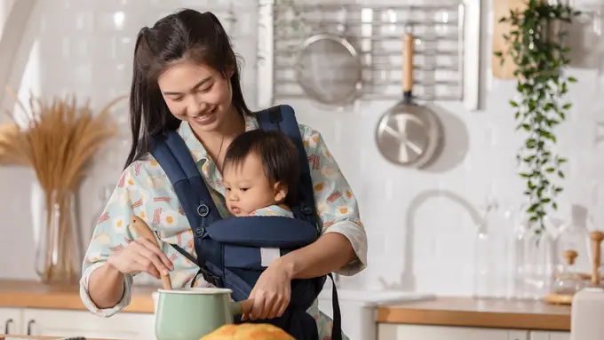 Ilustrasi sayur untuk ibu menyusui