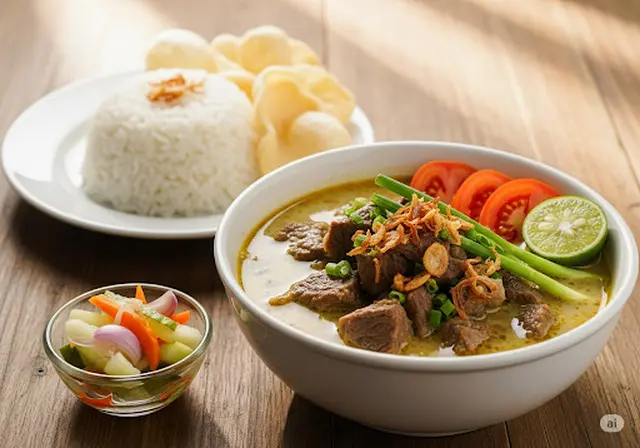 1. Resep Soto Daging Madura Kuah Bening Klasik