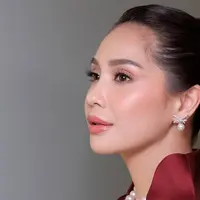 Gaya Nagita Slavina menghadiri peringatan HUT ke-81 RI di Istana Merdeka, Jakarta, 17 Agustus 2026. (dok. Instagram @marlenehariman)