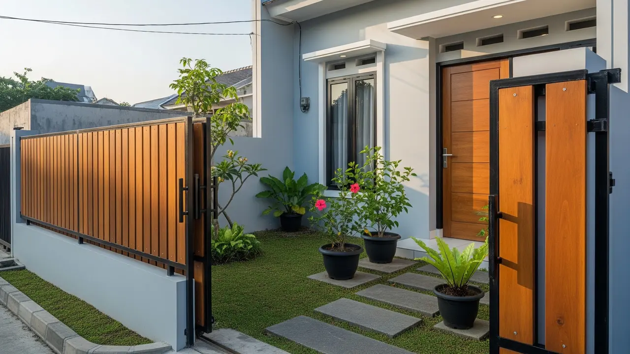 9 Model Pagar Rumah Kecil Terlihat Luas, Bikin Hunian Tampak Modern