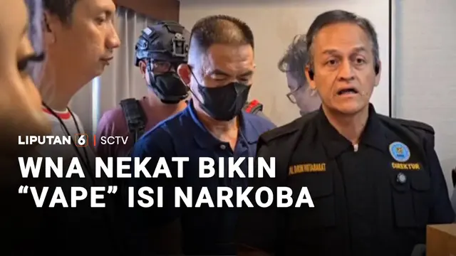 BNN Gerebek WNA yang Nekat Bikin "Vape" Isi Narkotika