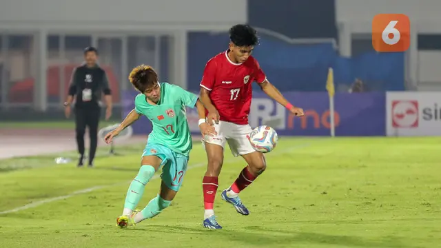 Laga Persahabatan Antara Timnas Indonesia U-20 Vs Timnas China U-20