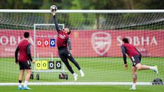 Pertandingan leg pertama semifinal Liga Champions UEFA musim 2025/2026 akan mempertemukan Atletico Madrid dan Arsenal di Estadio Metropolitano, Madrid, Spanyol, pada Kamis (30/4/2026) pukul 02.00 WIB. (John Walton/PA via AP)
