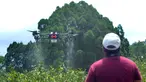 Drone terbang menyemprotkan pupuk mikro pada lahan jambu kristal di pusat pengembangan pertanian Agribusinnes and Technology Park (ATP) IPB University, Dramaga, Kabupaten Bogor, Jawa Barat, Jumat (17/2/2023). Penggunaan drone tersebut untuk membantu meningkatkan hasil produksi jambu kristal serta efisiensi tenaga dan waktu. (merdeka.com/Arie Basuki)