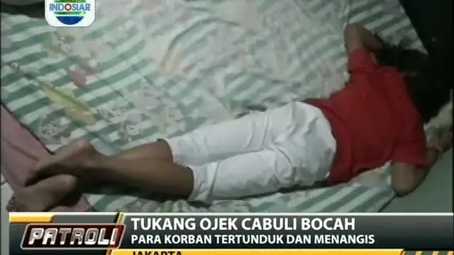 Tukang Ojek Cabuli Bocah, Para Korban Tertunduk dan Menangis