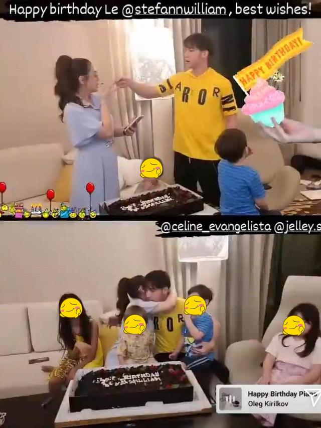7 Momen Ulang Tahun Stefan William ke-28 Tahun, Dirayakan Bareng Celine Evangelista