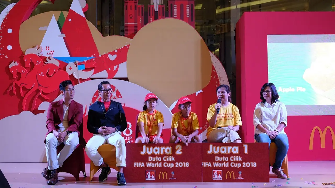 Konfrensi press Duta Cilik World Cup 2018