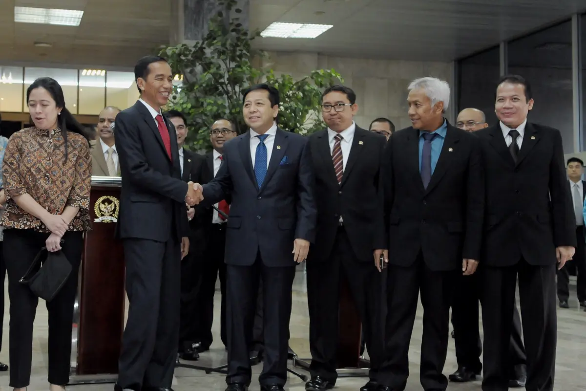 Jokowi di DPR