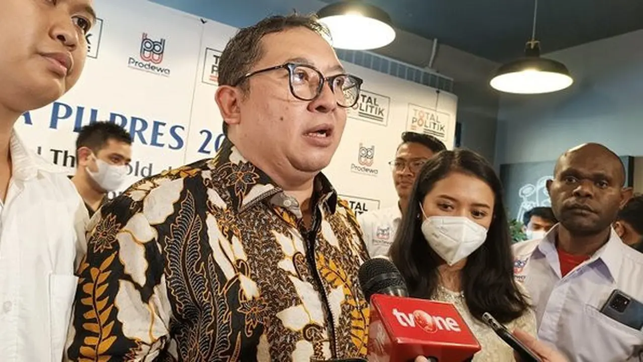 Fadli Zon. ©2022 Merdeka.com/Alma Fikhasari