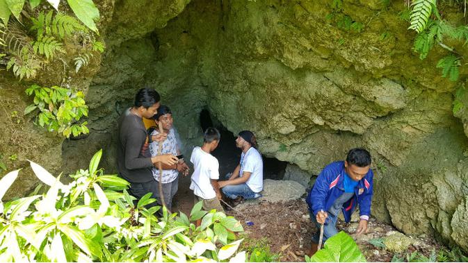 Penjajahan yang dilakukan tentara jepang di Gorontalo masih meninggalkan sejarah yang patut diketahui, salah satunya adalah gua ular yang menjadi tempat persembunyian warga Gorontalo. (Liputan6.com/Arfandi Ibrahim)