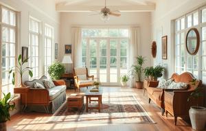 Desain Rumah Vintage Minimalis/Desain Rumah Vintage Sederhana (Sumber: qwen.ai)