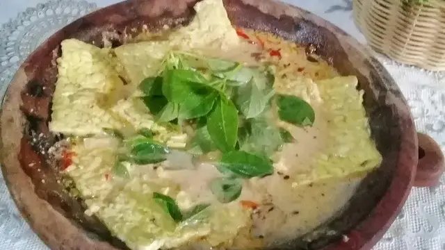 Resep pecek tempe kuah santan. (dok. Cookpad @faridaSulthan_0107)