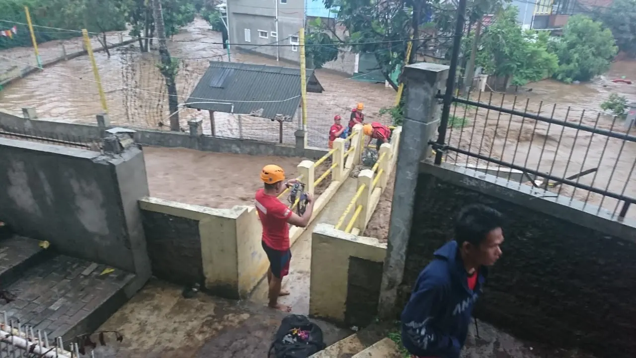 Banjir Perumahan Cimareme Indah Kabupaten Bandung Barat