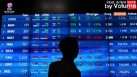 Sementara itu, 60 saham menguat dan 68 saham diam di tempat, Jakarta, Selasa (9/9/14). (Liputan6.com/Miftahul Hayat)