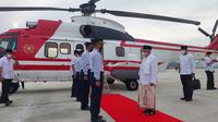 Wakil Presiden (Wapres) Ma'ruf Amin bertolak ke Cianjur, Jawa Barat, Minggu (19/2/2023) pagi. (BPMI, Setwapres)