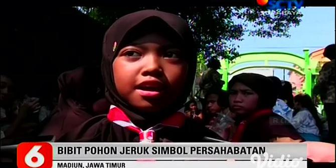 VIDEO: Siswa SDN Nambangan Lor dan SDK Santa Maria Madiun Jalin Kebersamaan