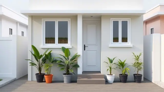 Rumah Minimalis dengan Warna Pastel