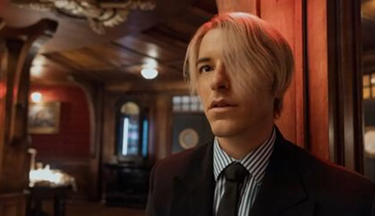 Sanji merupakan karakter di anime One Piece yang memiliki kemampuan memasak. Sanji akan diperankan oleh Taz Skylar. Potret perdana Taz perankan Sanji pun curi perhatian. Ia disebut sangat cocok perankan koki kapal Bajak Laut Mugiwara. (Liputan6.com/IG/taz_skylar)