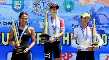 Atlet Perancis dan Portugal Sabet Emas Triathlon Bengkulu